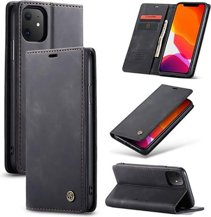 iPhone 11 Case - Charcoal Gray - Thin Wallet Case