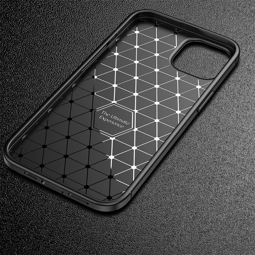 Apple iPhone 15 Plus Hülle - Carbon - Silikon Backcover