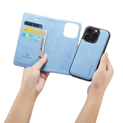Apple iPhone 16 Pro Hoesje - Sky Blue - 2 in 1 Bookcase
