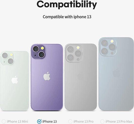 Apple iPhone 13 Hülle - Transparent - Extra robustes Anti-Shock Hybrid Backcover