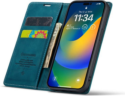 iPhone 14 Pro Case - Emerald Green - Thin Wallet Case