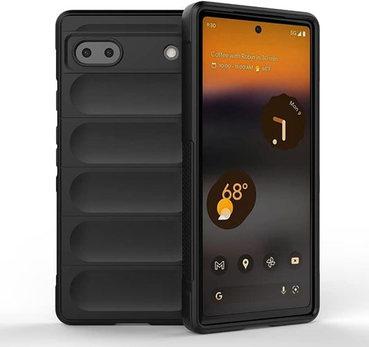 Google Pixel 7A Hoesje - Zwart - Shockproof Siliconen Back Cover