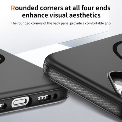 Apple iPhone 17 Hoesje - Zwart - Magnetische Liquid Siliconen MagSafe Back Cover