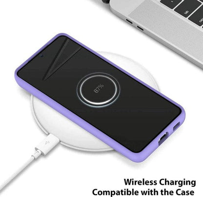 Samsung Galaxy S21 Plus Hoesje - Paars - Siliconen Back Cover