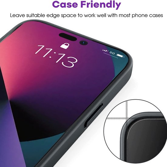 Apple iPhone 14 Pro Schutzfolie - Full Cover mit Kameraschutz - 2 Stück