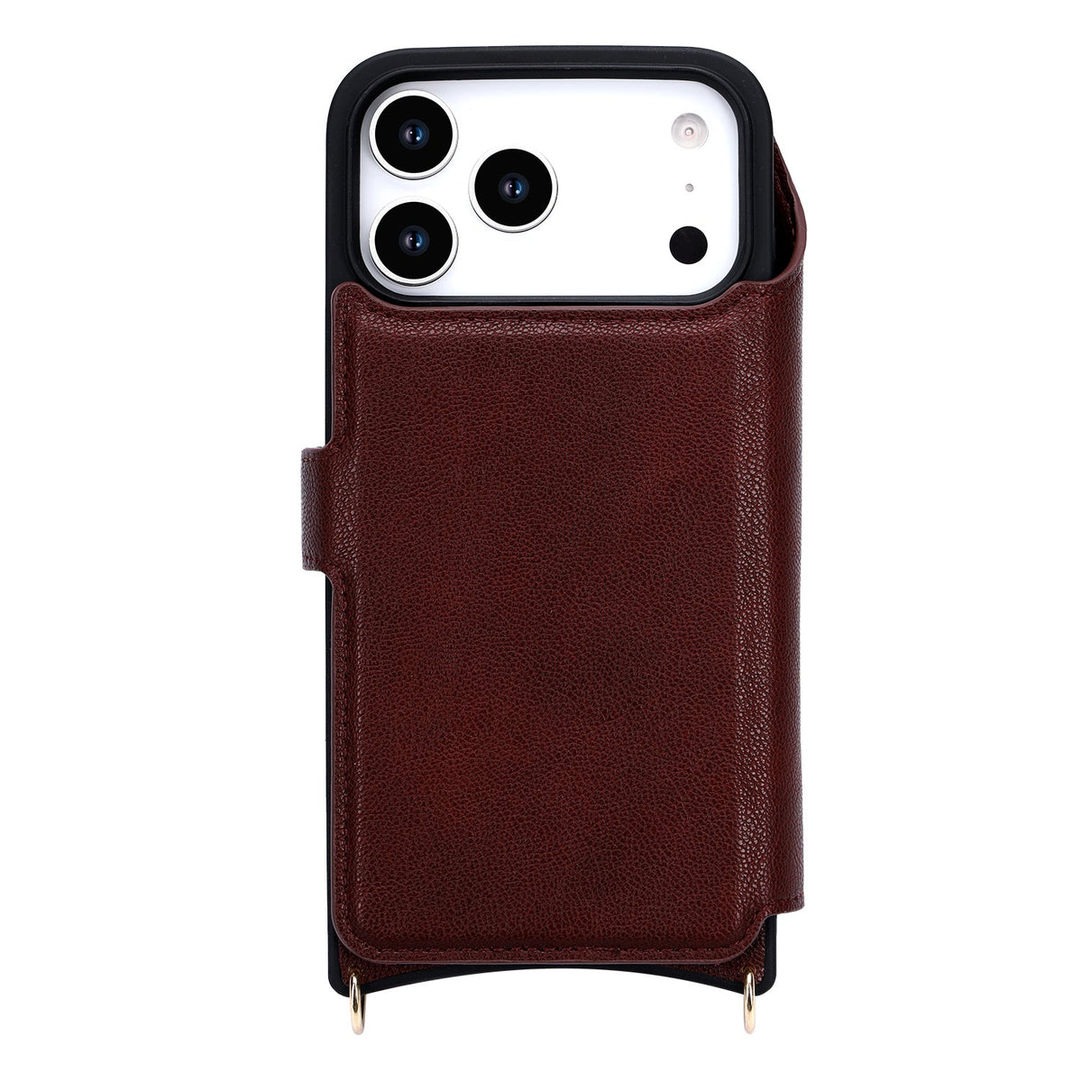 Apple iPhone 18 Pro Hoesje - Wijn Rood - 'Amsterdam' Serie 2 in 1 MagSafe Crossbody Cover met Pouch