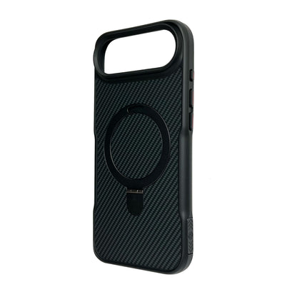Apple iPhone Air Hoesje - Zwart - Carbon MagSafe Back Cover