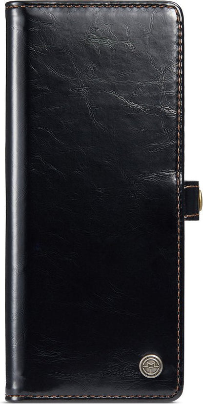 Samsung Galaxy Z Fold 4 Hoesje - Rustiek Charcoal Gray - Bookcase