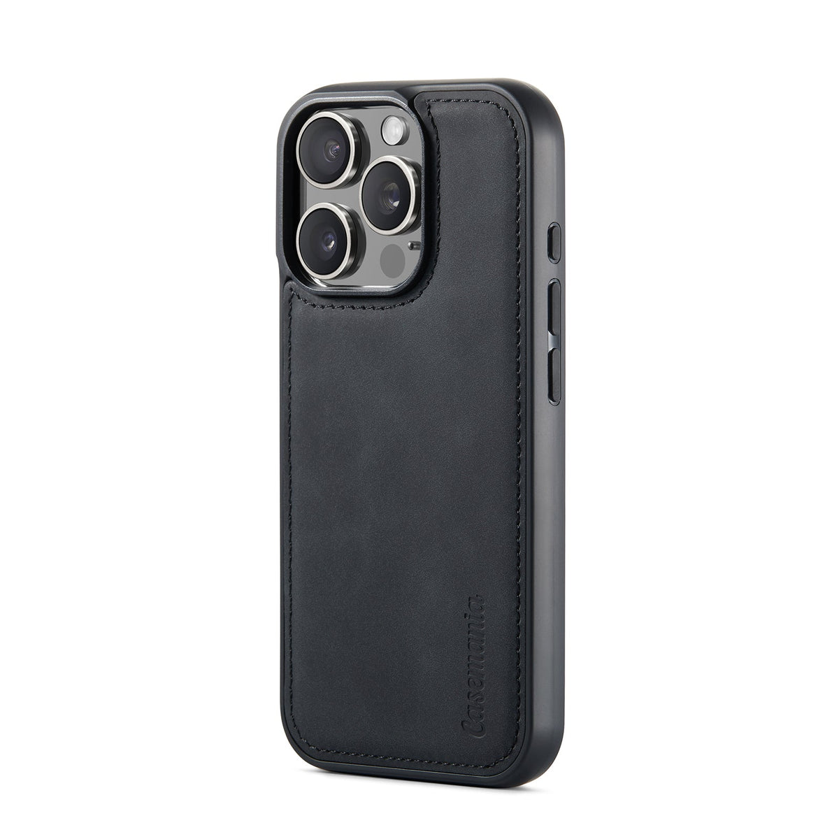 Apple iPhone 16 Pro Hülle - Charcoal Gray - 2-in-1 Klapphülle mit Kartenfach