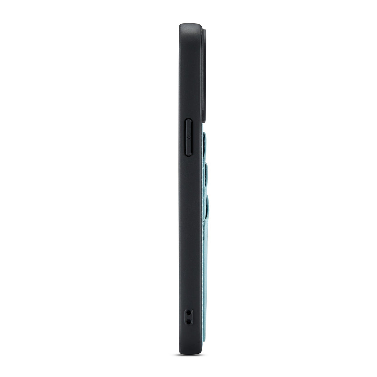 Apple iPhone 14 Pro Max Hoesje - Aqua Blue - Back Cover met Pasjeshouder