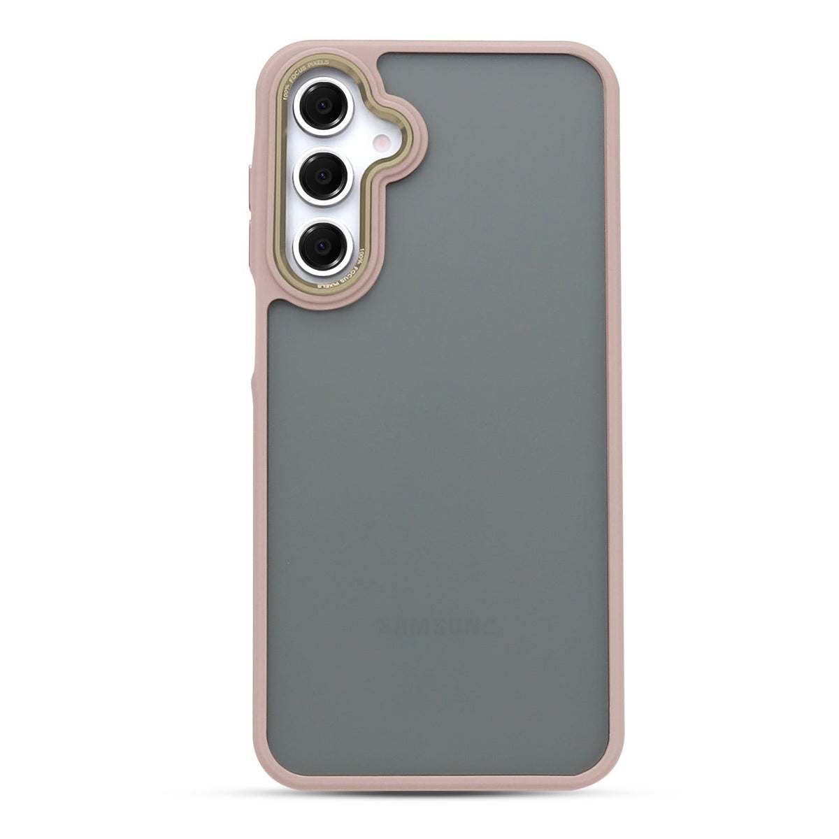 Samsung Galaxy S24 FE Hoesje - Roze - Frame Back Cover