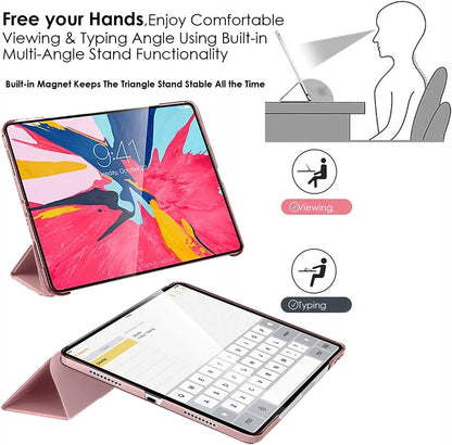 Apple iPad Air 5 10.9 (2022) Tablethoes - Rosegoud - Smart Cover