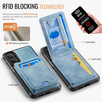 Samsung Galaxy S25 Edge Hoesje - Aqua Blue - Back Cover met Pasjeshouder