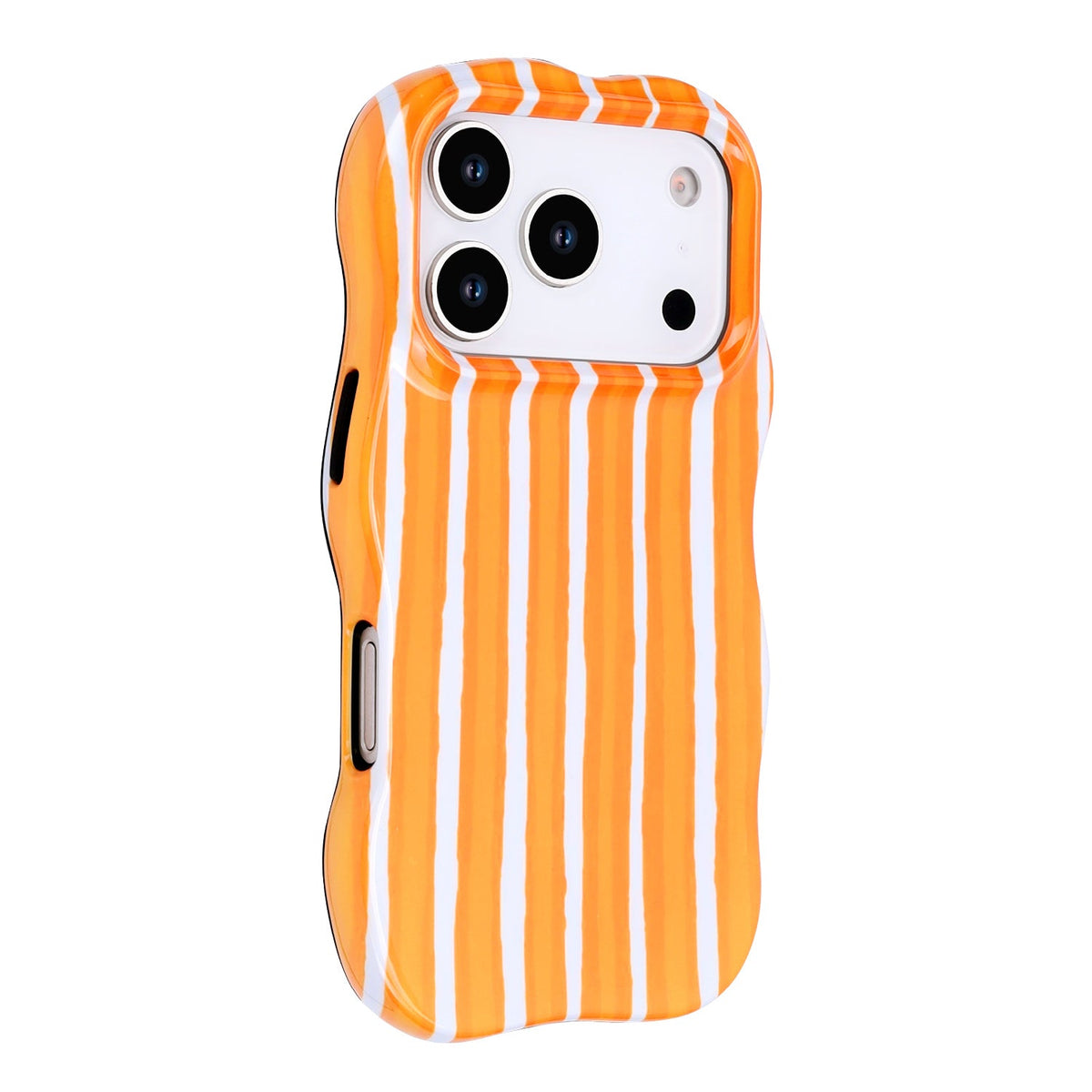 iPhone 17 Pro Max Hoesje - Oranje - Wave Case Back Cover