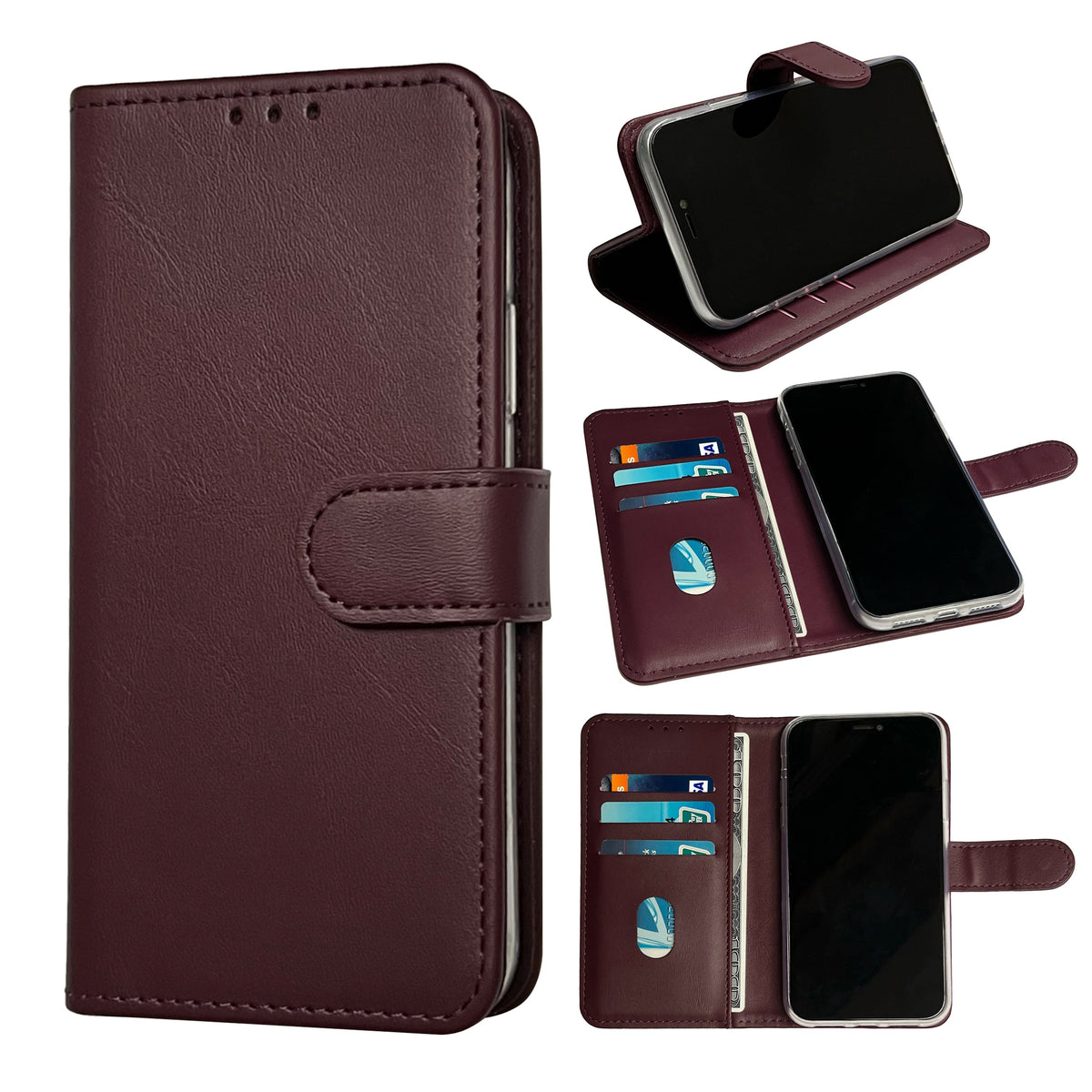 Samsung Galaxy A25 Hoesje - Bordeaux - Bookcase