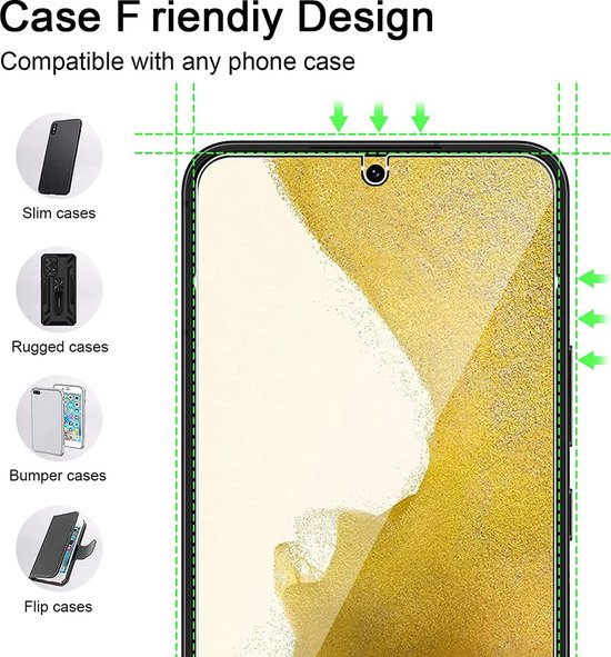 Samsung Galaxy S23 Screenprotector - Full Cover - 2 Stuks