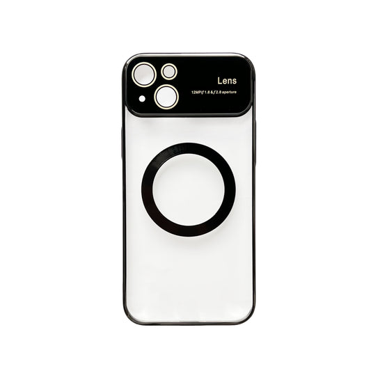 Apple iPhone 15 Case - Black - Silicone MagSafe Back Cover with Camera Protection