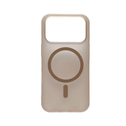 Apple iPhone 17 Pro Hoesje - Bruin - Frosted Matte Hardcase MagSafe Back Cover