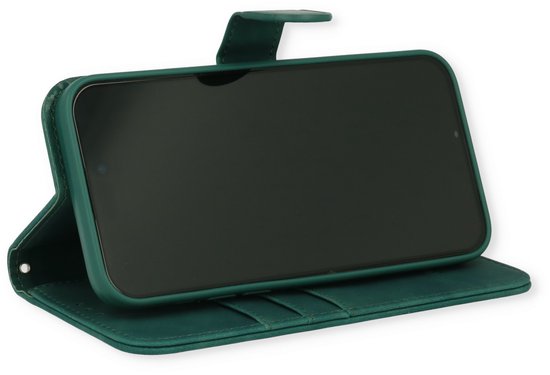 Samsung Galaxy S23 Ultra Hoesje - Emerald Green - Luxe Bookcase