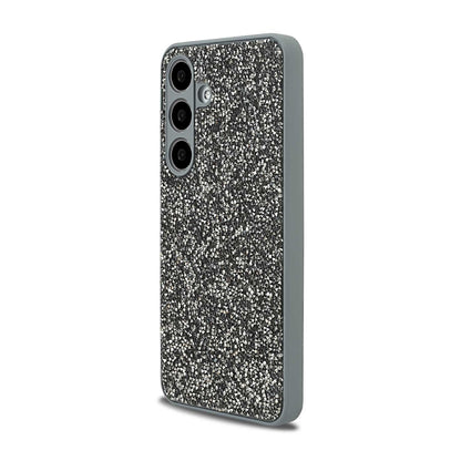 Samsung Galaxy A35 5G Hoesje - Zilver - Diamant Glitter Back Cover