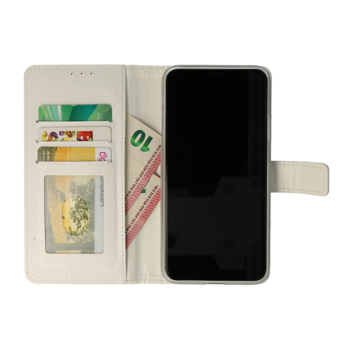 Samsung Galaxy A9 (2018) Hoesje - Wit - Bookcase