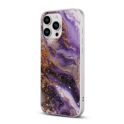 iPhone 16 Pro Max Hoesje - Paars - Marmer MagSafe Back Cover