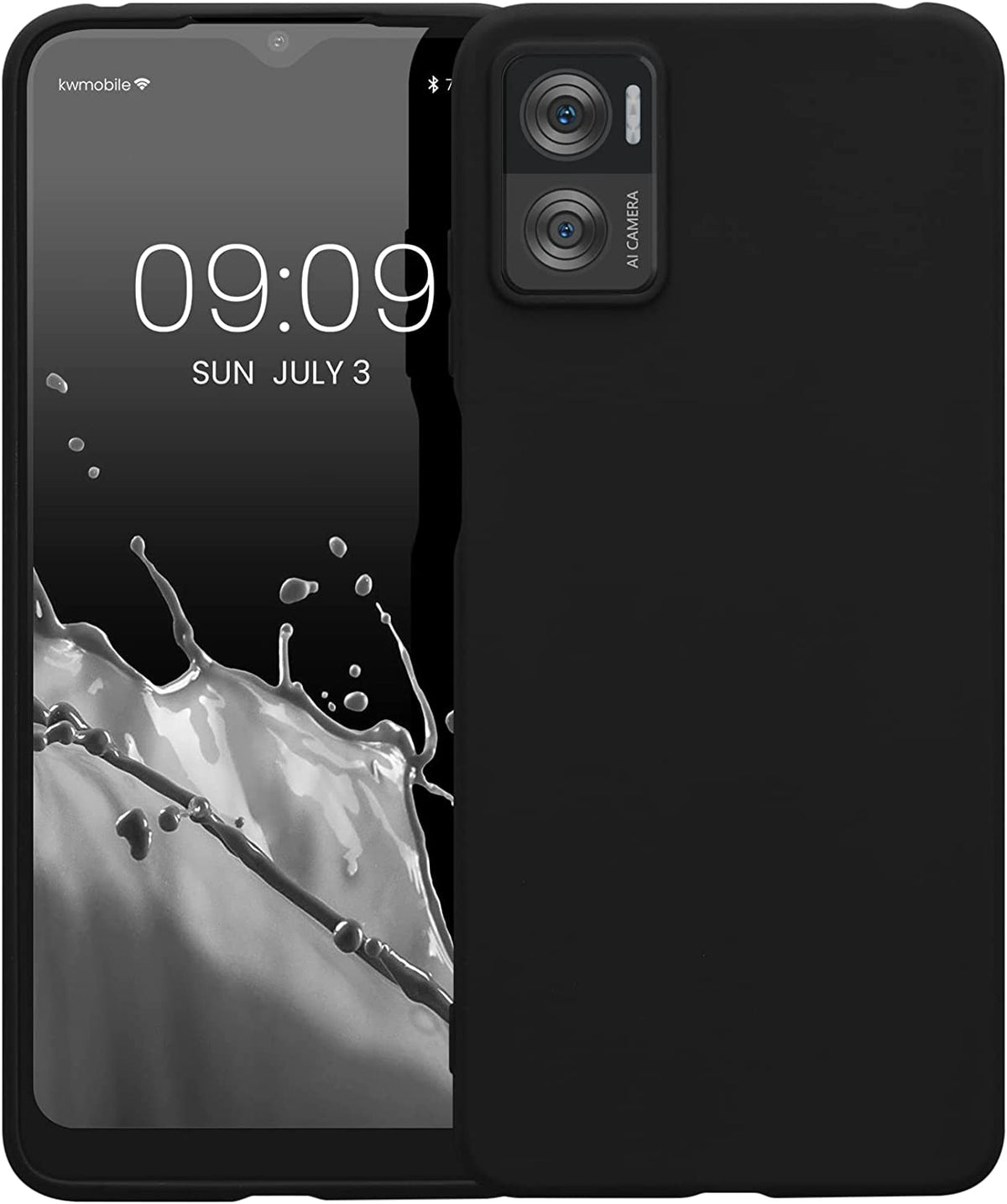 Motorola Moto G06 Hoesje - Zwart - Siliconen Back Cover
