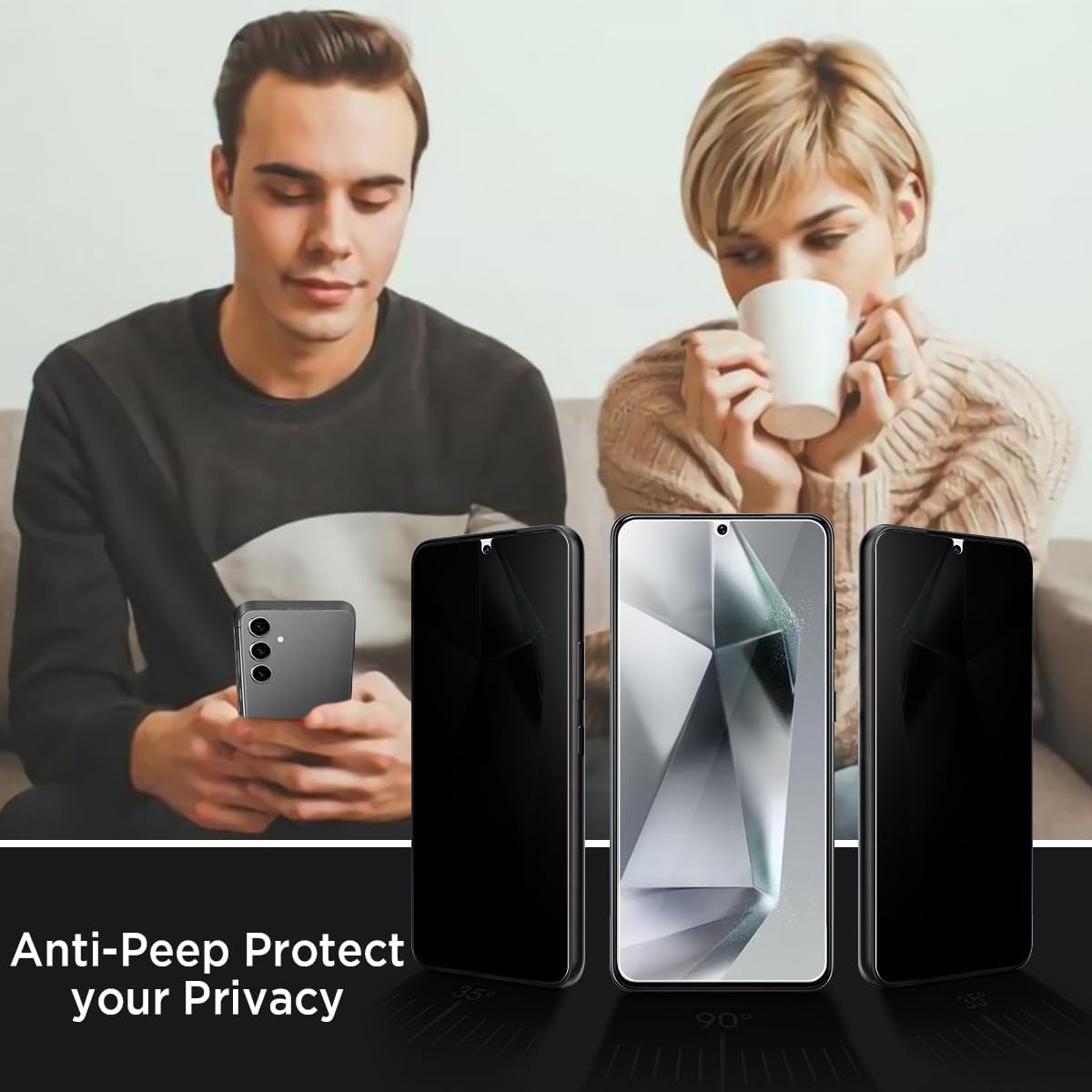 Samsung Galaxy S26 Plus Screenprotector - Privacy - 2 Stuks