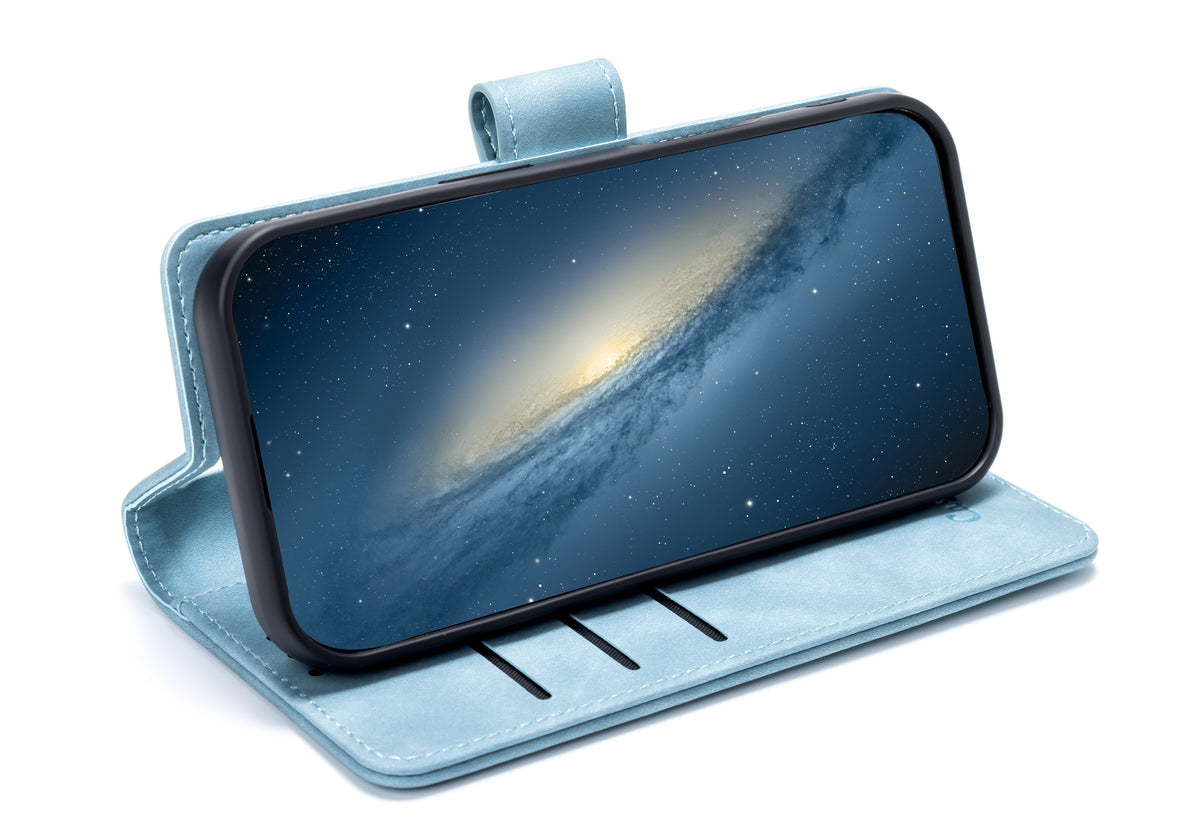 Apple iPhone 18 Pro Max Hoesje - Aqua Blue - 2 in 1 MagSafe Bookcase