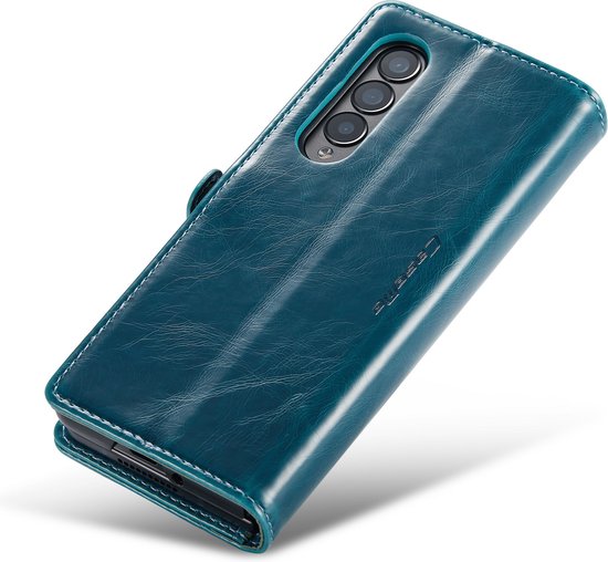 Samsung Galaxy Z Fold 3 5G Hoesje - Emerald Green - Bookcase