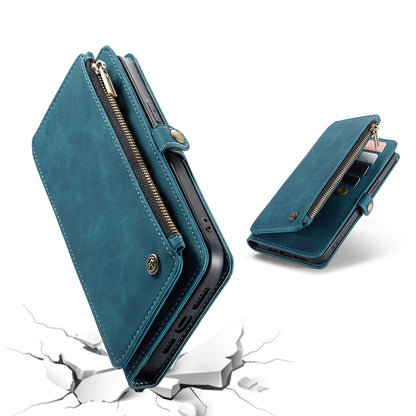 Apple iPhone 15 Plus Hoesje - Emerald Green - Luxe MagSafe Bookcase met Rits en Telefoonkoord