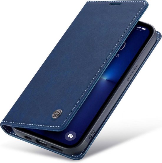 Apple iPhone 13 Pro Case - Navy Blue - Slim Wallet Case