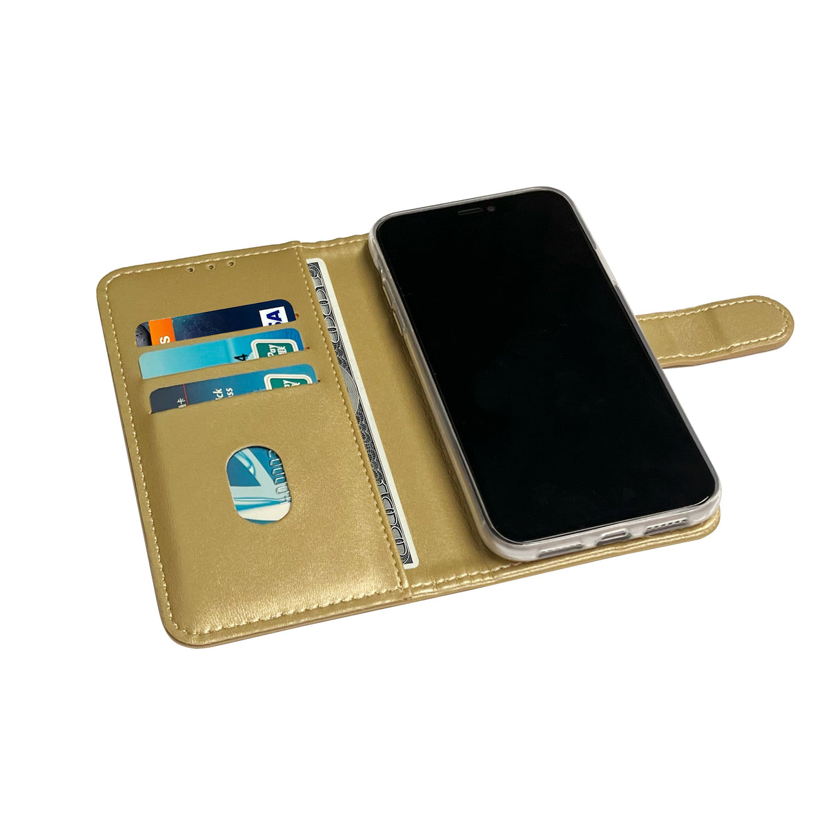 Samsung Galaxy S24 Ultra Hoesje - Goud - Bookcase