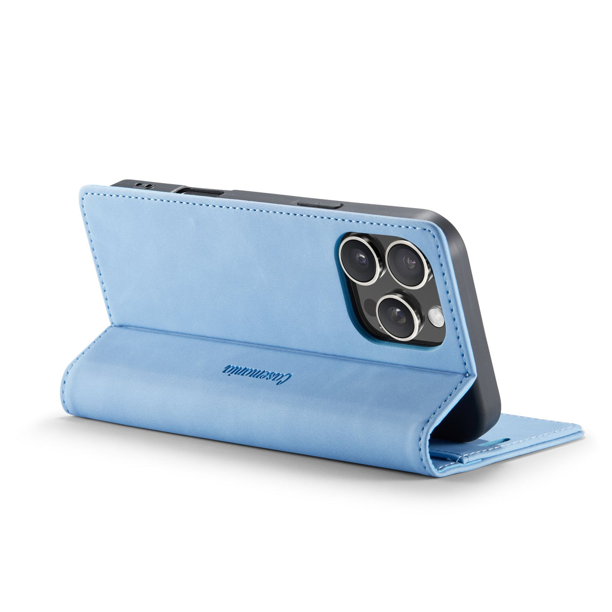 Apple iPhone 16 Pro Max Hoesje - Sky Blue - Dunne Bookcase