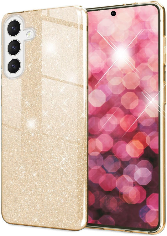Samsung Galaxy A36 Hülle - Gold - Glitzer-Backcover
