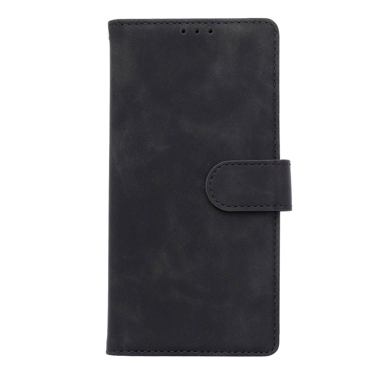 Apple iPhone 16e Hoesje - Zwart - Kunstleren Bookcase