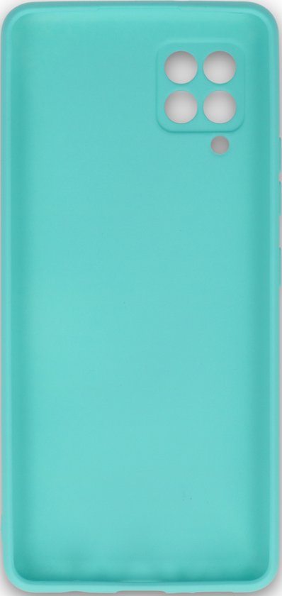 Samsung Galaxy A22 5G Hoesje - Turquoise - Siliconen Back Cover