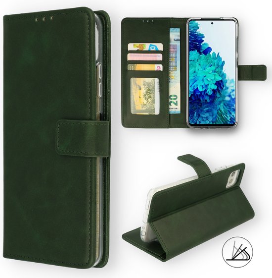 Samsung Galaxy S22 Ultra Hoesje - Groen - Bookcase