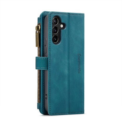 Samsung Galaxy A34 5G Hoesje - Emerald Green - Luxe Bookcase met Rits
