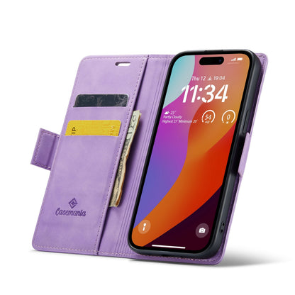 Apple iPhone 15 Pro Max Hoesje - Bright Lila - Portemonnee MagSafe Bookcase