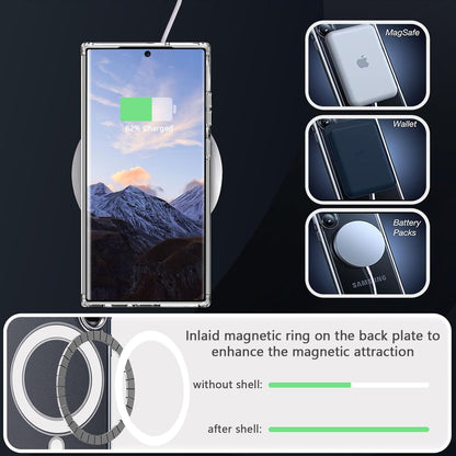 Samsung Galaxy S22 Hoesje - Transparant - Anti-Shock MagSafe Back Cover