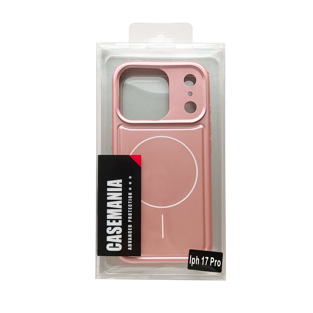 Apple iPhone 17 Pro Hoesje - Metallic Roze - Matte Siliconen MagSafe Back Cover