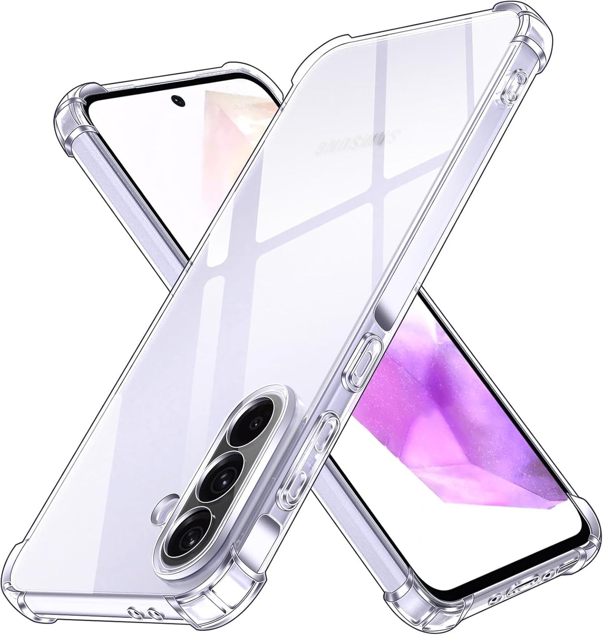 Samsung Galaxy A36 Case - Clear - Shockproof Back Cover