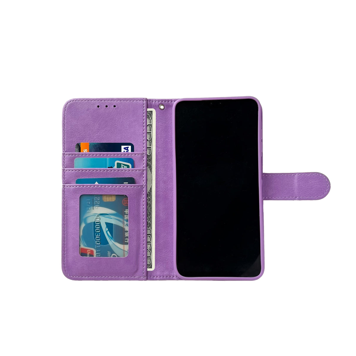 Samsung Galaxy A16 Hoesje - Paars - Luxe Portemonnee Bookcase