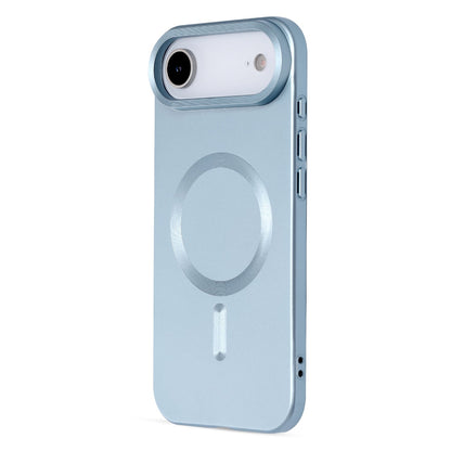 Apple iPhone Air Hoesje - Licht Blauw - Matte Siliconen MagSafe Back Cover