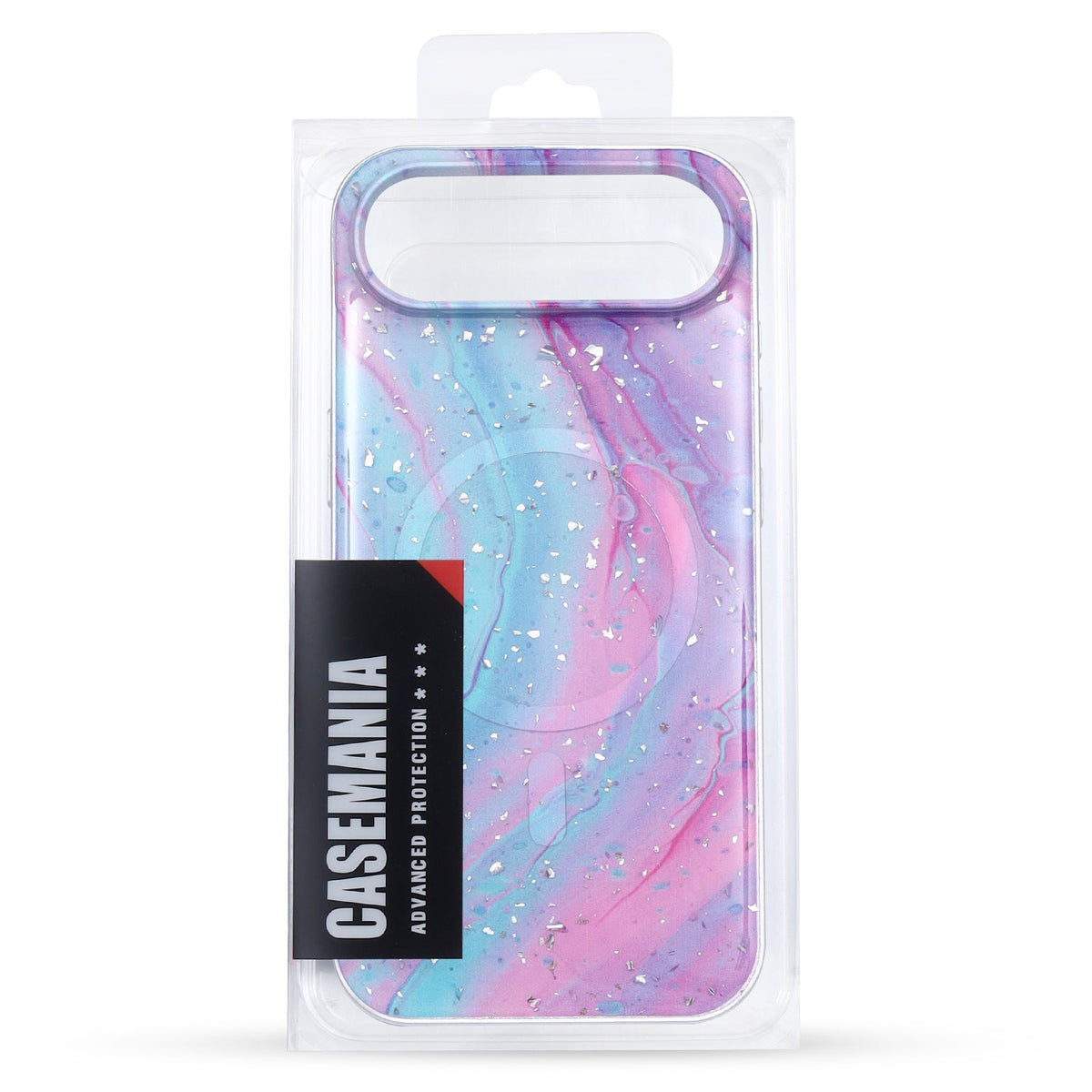 iPhone 17 Air Hoesje - Unicorn - Marmer Glitter MagSafe Back Cover