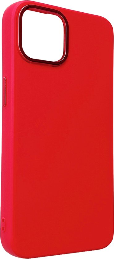 Apple iPhone 14 Hoesje - Rood - Siliconen Back Cover