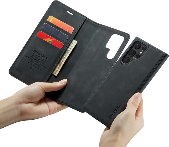Samsung Galaxy S23 Ultra Case - Charcoal Gray - 2-in-1 Wallet Case