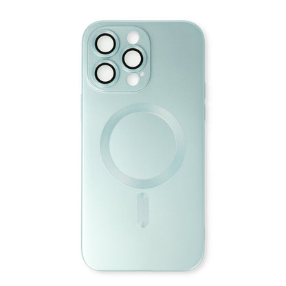 Apple iPhone 12 Pro Hoesje - Licht Blauw - Matte Siliconen MagSafe Back Cover