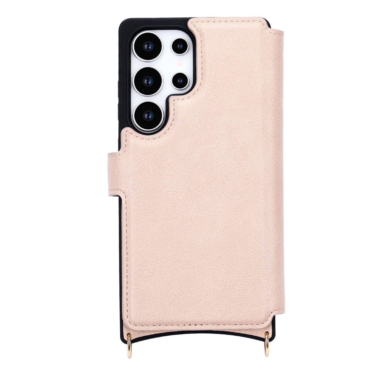 Samsung Galaxy S25 Ultra Hoesje - Roze - 'Amsterdam' Magnetische Wallet Case met Pasjeshouders en